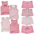Kids Girls 8pcs Sleeveless Tank Tops and Shorts Set for Summer childrensterritory