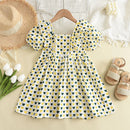 Kids Girls Floral Design Summer Princess Dresses childrensterritory