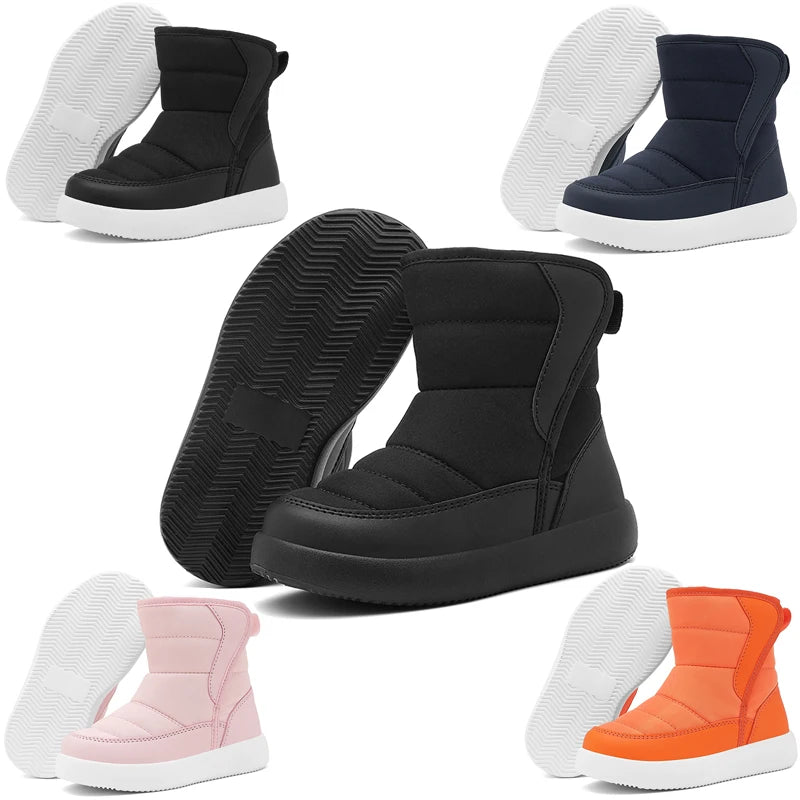 Kids Multicolor High Top Waterproof Warm Snow Boots childrensterritory