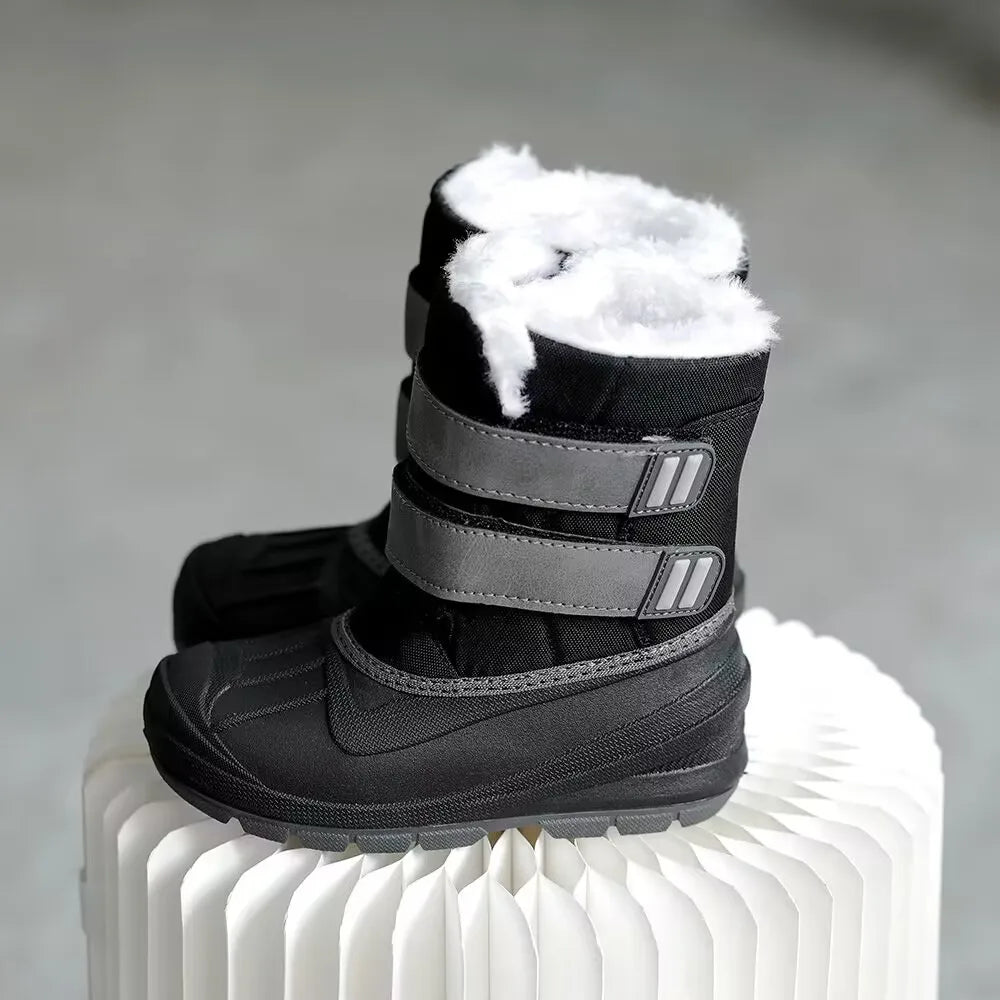 Slip Resistant Kids Cartoon Design Warm Snow Boots childrensterritory