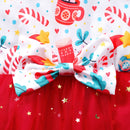 Kids Girls Christmas Style Long Sleeve Party Dresses childrensterritory