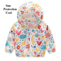 Toddler Girl Boy Hooded Sunscreen Outwear/Jacket childrensterritory