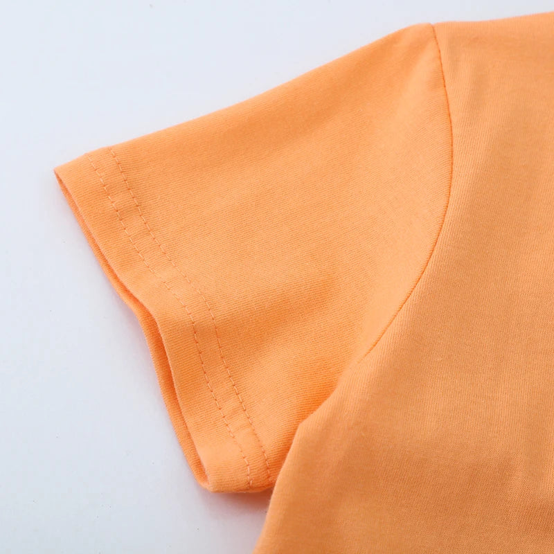 Little Boys Excavators Print Cotton T-shirts for Summer childrensterritory