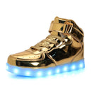 Children's Colorful Glowing LED Sneakers with USB childrensterritory