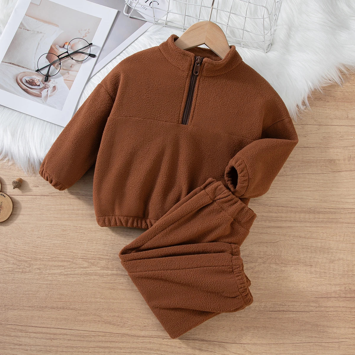 Girls’ Long-Sleeve Winter Outfit Set
