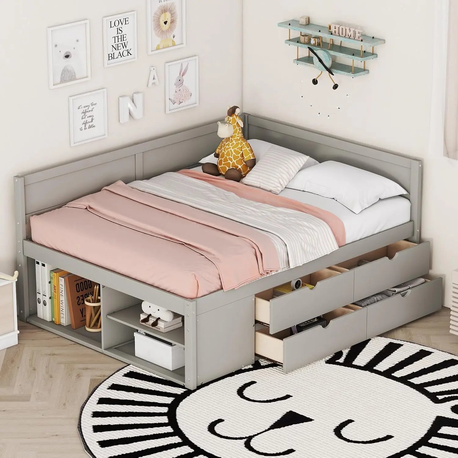 Comfortable Kids Bed Frame Designed to Ensure Safety and Reliable Support childrensterritory