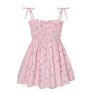 Kids Girl Sleeveless Floral Sling Summer Dresses childrensterritory
