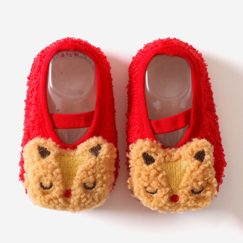 Baby Boys Girls Warm Anti-slip Floor Socks First Walker childrensterritory