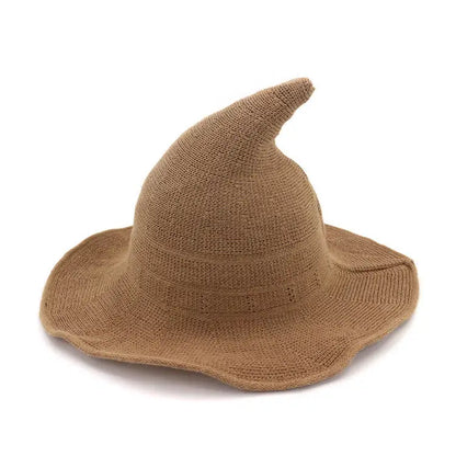 Halloween wool Knit witch hat/Fancy Dress Hat