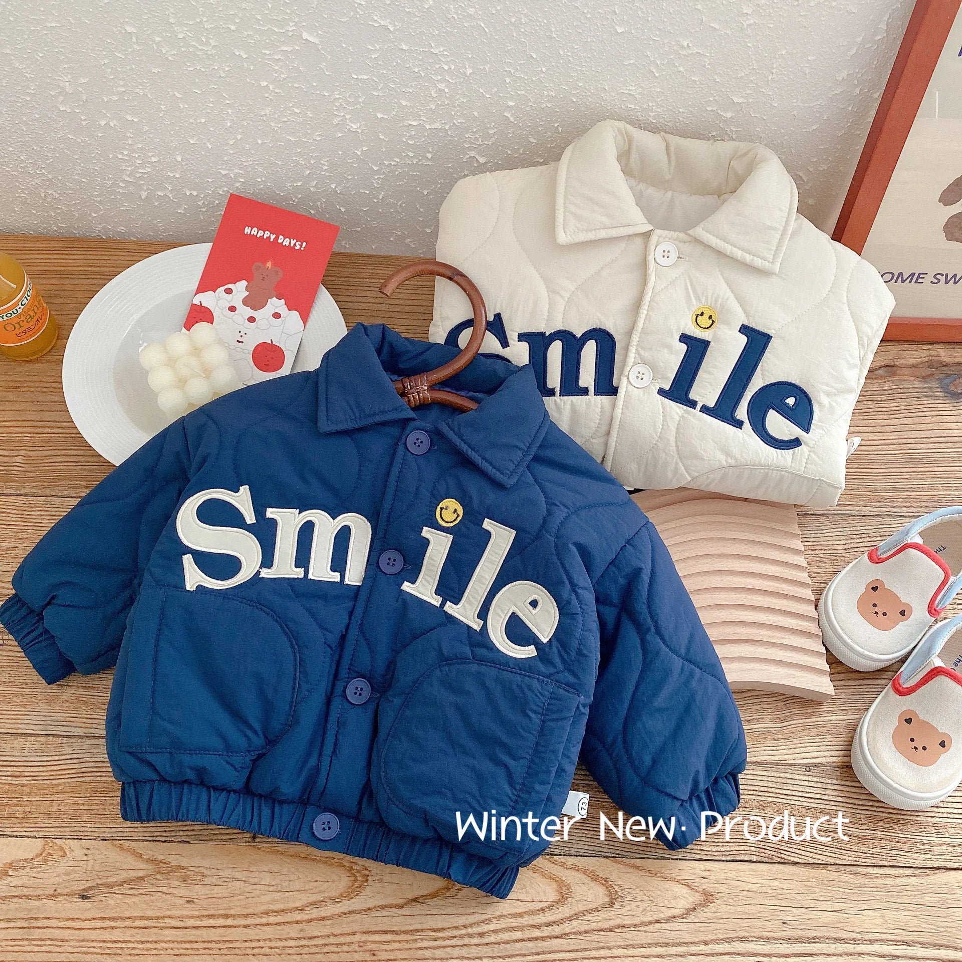 Kids' Long-Sleeved Collar Design Warm jacket childrensterritory