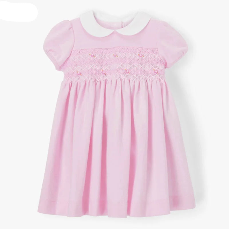 Little Girls Stylish Printed Elegant Summer Dresses childrensterritory