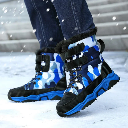 Non Slip Cotton Warm Sports Shoes for Kids Boys childrensterritory