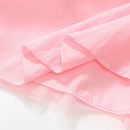Girls Pink Cartoon Print Summer Princess Dresses childrensterritory
