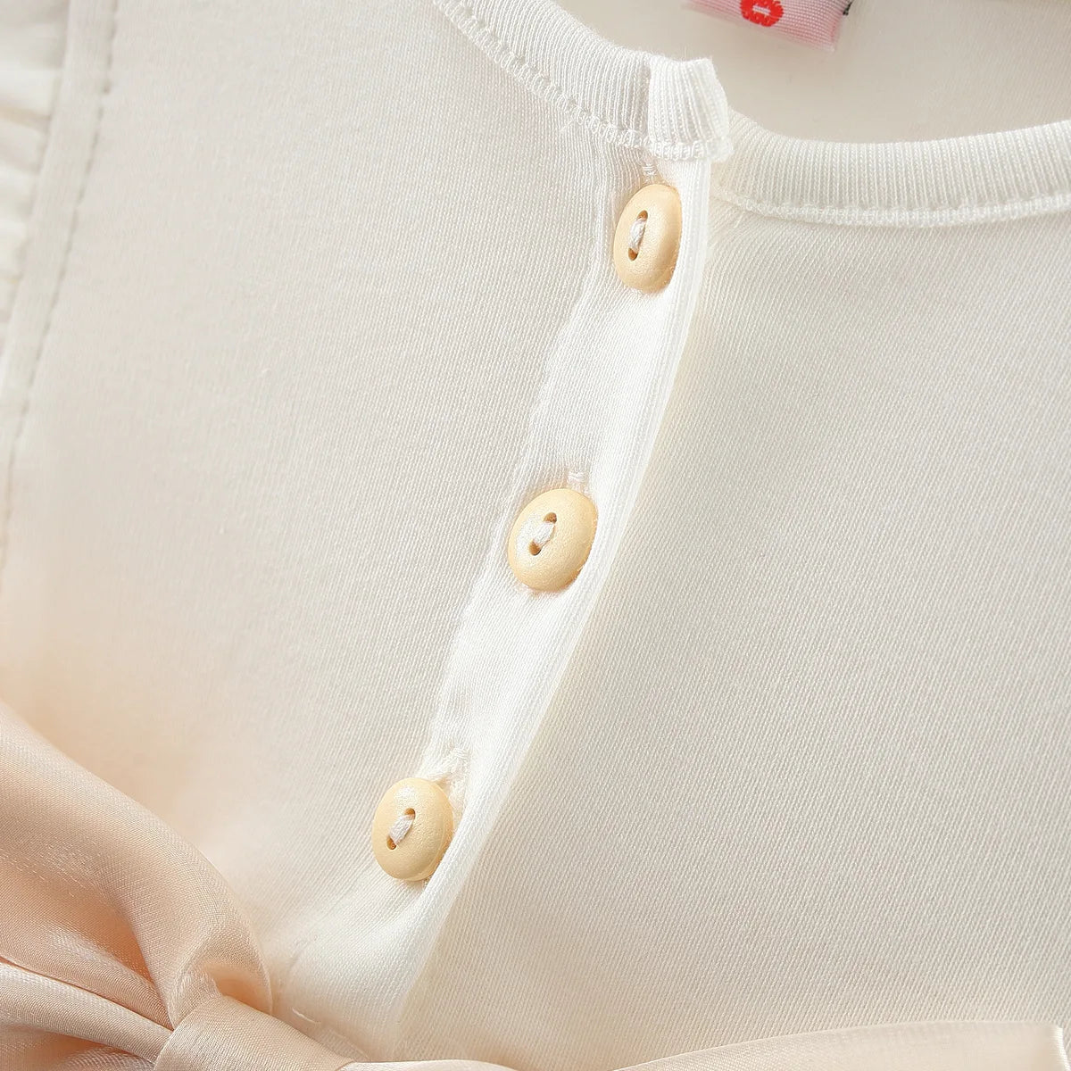Baby Girls Bow Design Short Sleeves Summer Dresses