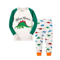 Long-Sleeved Cartoon Print Autumn Kids Clothing Set