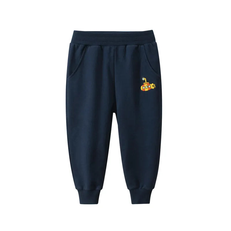 Kids Boys Casual Long Cotton Trousers Warm Sport Pants childrensterritory