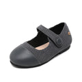 Little Boys and Girls Slip On Black Leather Shoes childrensterritory