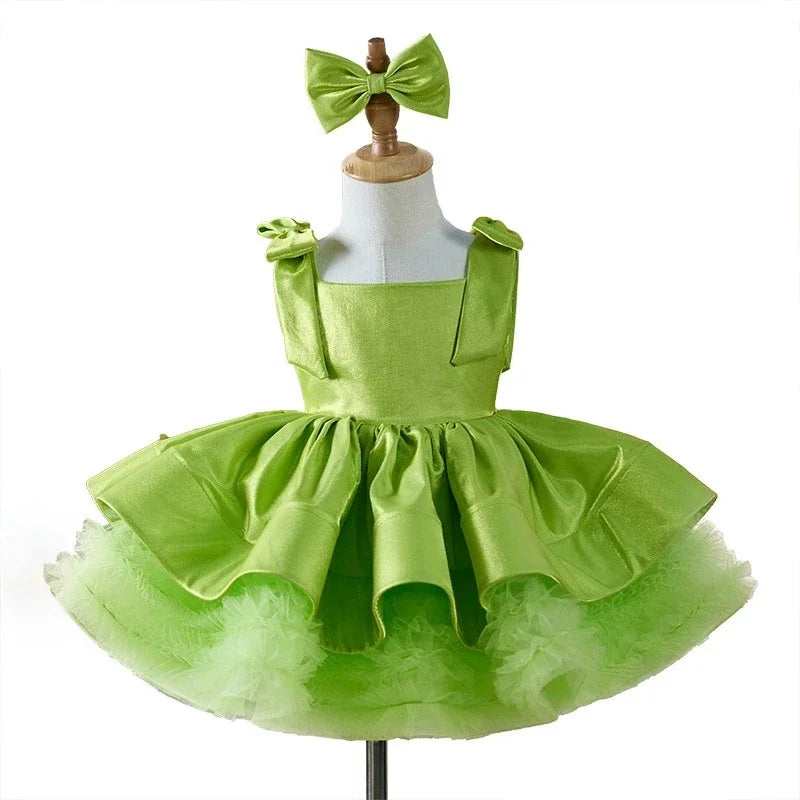 Girls Tiered Skirt/Gowns Tutu Outfit First Communion Dresses