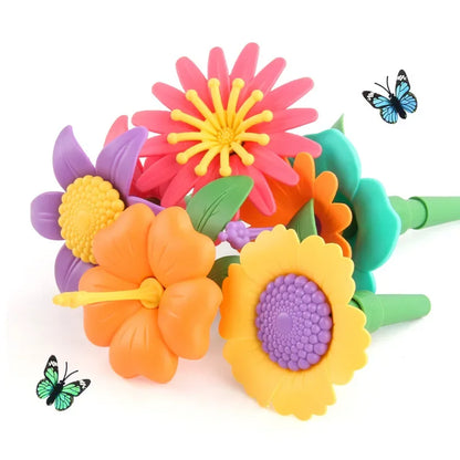 Educational Flower Garden Building Toys for Kids