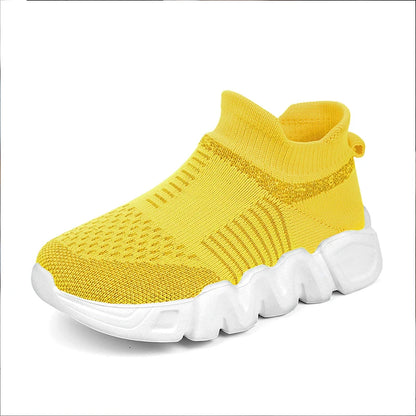Kids Knitted High Top Sport Sock Sneakers for Boys Girls childrensterritory
