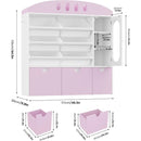 Big Toy Organizer with Six Toy Bins and Three Drawers childrensterritory