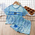 Kids Printed 2PCS Sports T-Shirt and Shorts Set for Summer childrensterritory