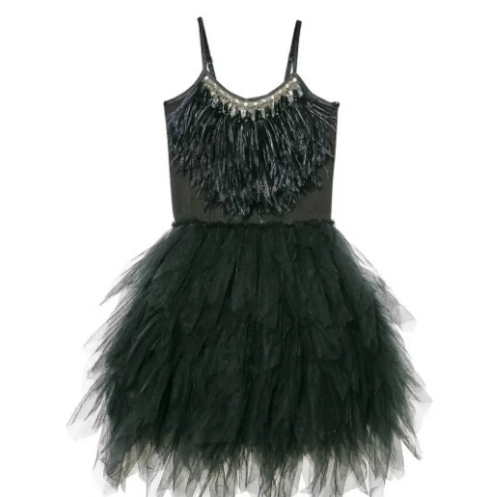 Sleeveless Lace Design Princess Dresses For Girls