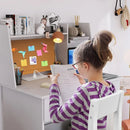 Kids Study Desk with Drawers and Chair Set for 5-12 Year-Old