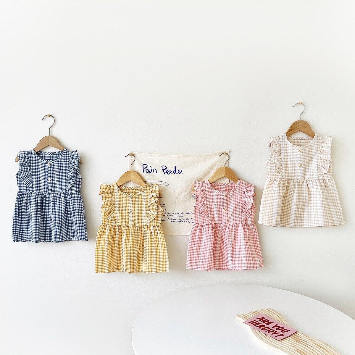 Korean Style Baby Girls Sleeveless Princess Dresses childrensterritory