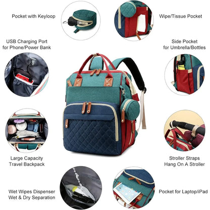 Waterproof Large Mum Maternity Bag/Travel Backpack
