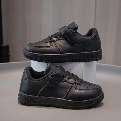 Kids Boy PU Leather Flat Casual Sport Shoes childrensterritory