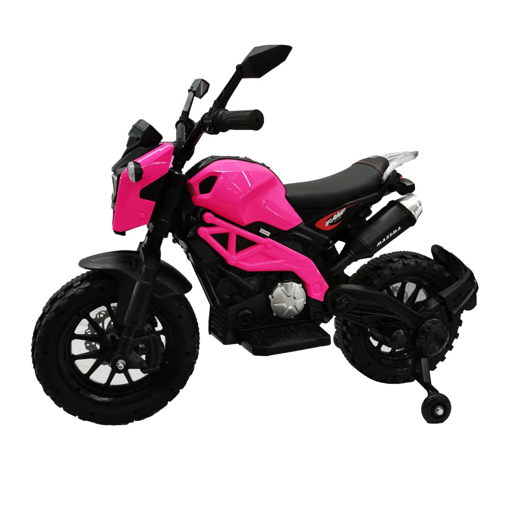 Kids Electric 12V Motorcycle with Training Wheels childrensterritory
