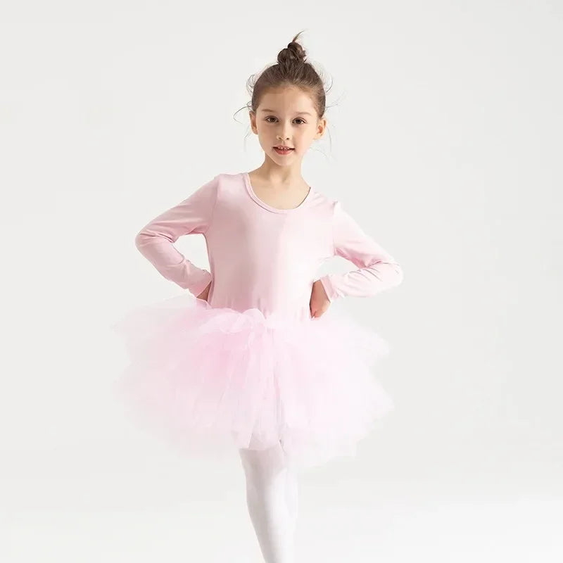 Tulle Puffy Tiered Long Tail Flower Girl Dresses For Wedding Party
