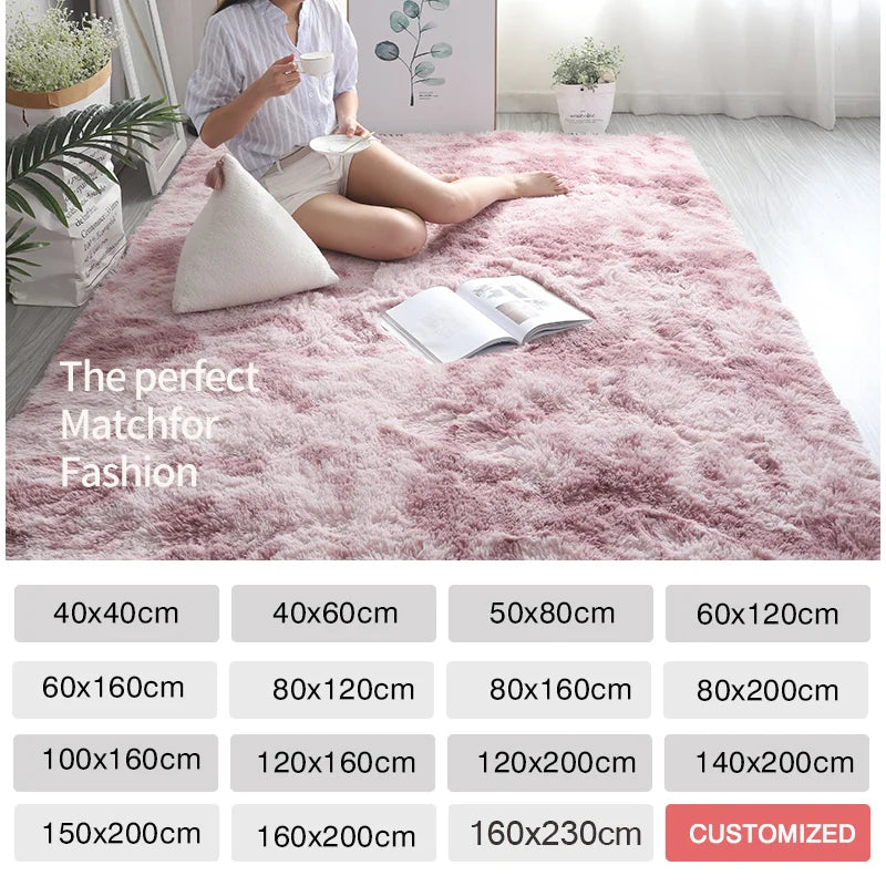 Nordic Style Soft Plush Large Living Room&