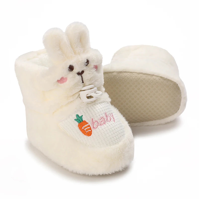 Cute Rabbit Design Baby Warm First Walker Shoes childrensterritory