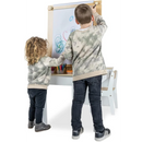 2-in-1 Kids Art Easel Table and Chair Set with Storage Bins childrensterritory