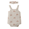 Floral, Rainbow, or Shell Print Baby Girl Bodysuit childrensterritory