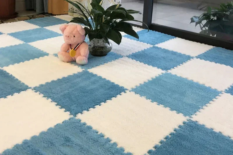 Soft Plush Warm 1-20 Pcs Padded Carpet for Baby Play Room childrensterritory