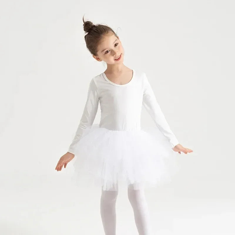 Tulle Puffy Tiered Long Tail Flower Girl Dresses For Wedding Party