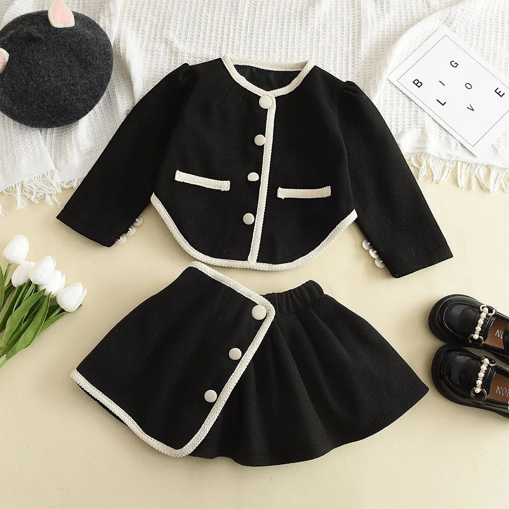 Kids Girls Winter Style Elegant Princess Clothing Sets childrensterritory