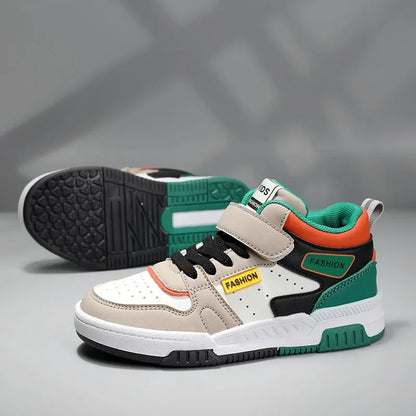 Boys Casual Outdoor Sneakers For Skateboarding And Tennis childrensterritory