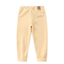 Pure Color Velvet Casual Kids Trousers for Spring and Autumn childrensterritory