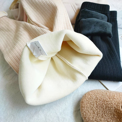 Korean Style Plus Velvet Warm Pants For Girls childrensterritory