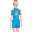 Kids Girls UV Protective Long Sleeve Sports Swimsuits childrensterritory