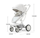 High Landscape, Luxury 3-In-1 Baby Carriage with Car Seat childrensterritory