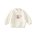 Kids Girl's Cartoon Design Warm Casual Sweatshirt childrensterritory