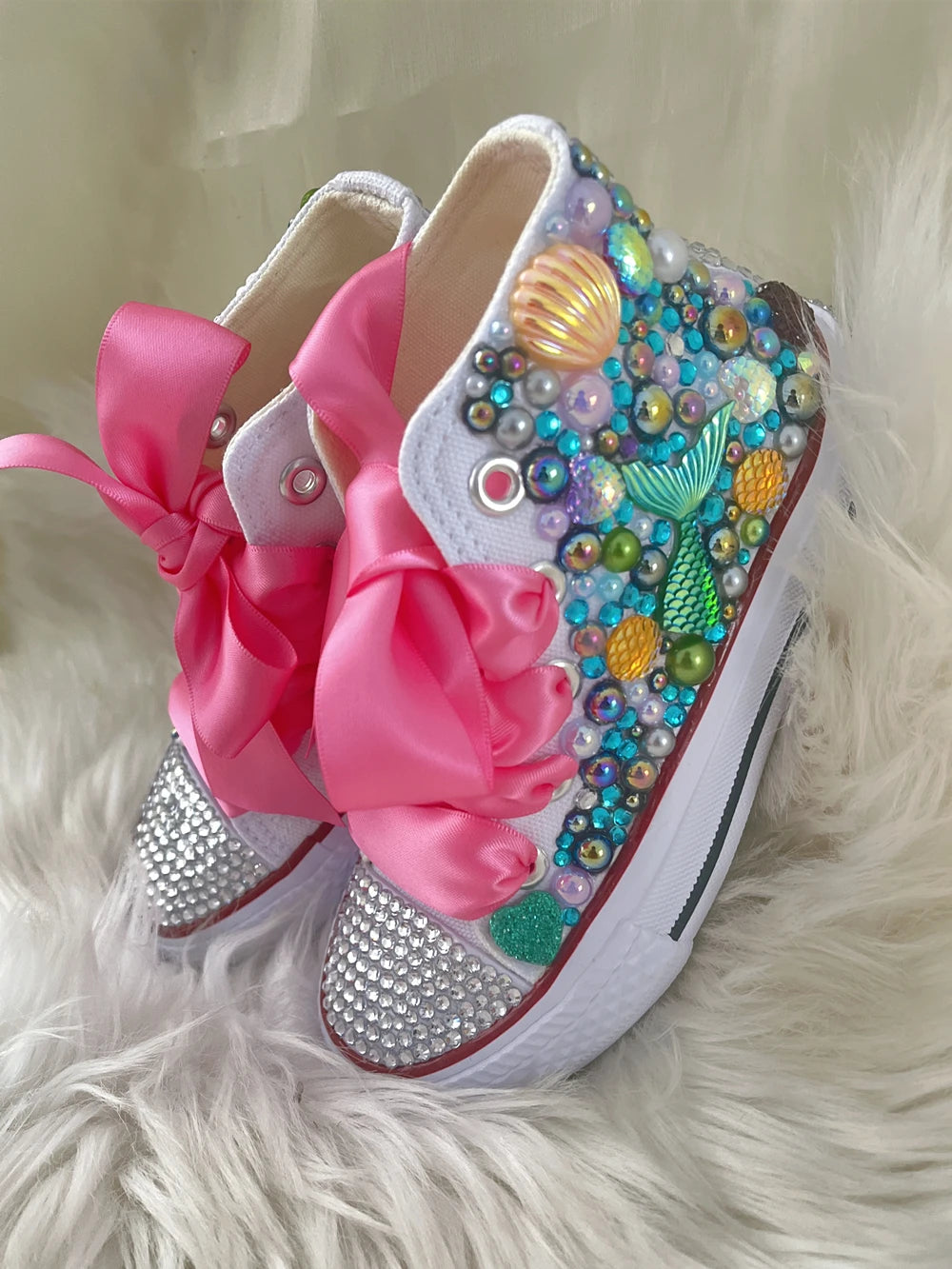 Handmade Butterfly Theme Bling Party Canvas Shoes for Kids childrensterritory
