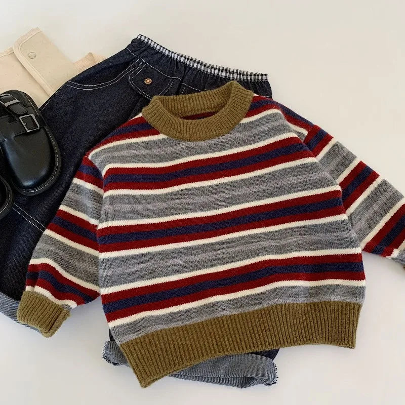 Kids’ Long-Sleeve Stylish &amp; Warm Sweater childrensterritory