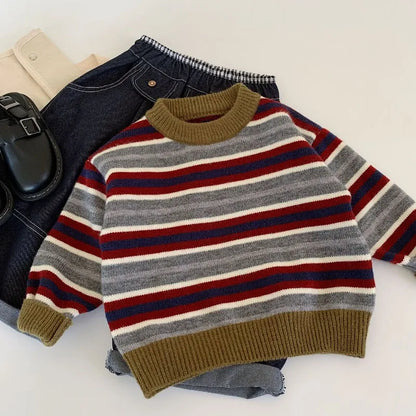 Kids’ Long-Sleeve Stylish &amp; Warm Sweater childrensterritory