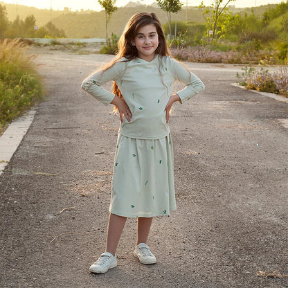 Floral Embroidery 2-piece Family Clothing Sets childrensterritory